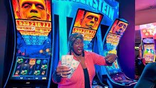 Going BIG On A Frankenstein Slot Machine! What Happens Next is CRAZY