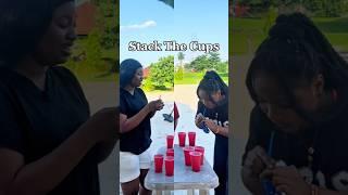 Stack the cups. #game #gamechallenge #funny #fun #cup #exercisegame #cupgame #viralchallenge #games