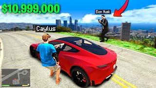 I STOLE Elon Musk's TESLA In GTA 5.. (Mods)