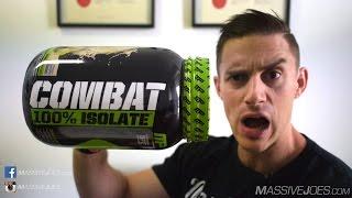 MusclePharm Combat 100% Isolate Protein Powder Supplement Review - MassiveJoes.com Raw Review