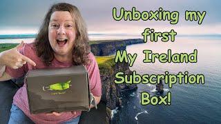 Unboxing my first My Ireland Box  Subscription Box #postcardsfromireland #myirelandbox