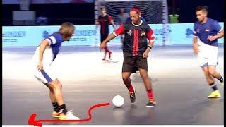 Đẳng cấp Ronaldinho trên sân futsal ! đúng chất huyền thoại