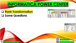 Rank transformation Question and Answer| Arbpcloudtechnologies