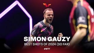 Simon Gauzy's Best Shots of 2024 (so far )