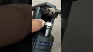 전동 드릴로 직쏘 전환 컷팅  (직쏘 변환 아답터 보러가기)