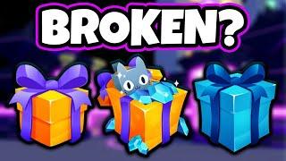 WHICH One Of These Gift BAGS Are SUPER Broken | Pet Simulator 99 | Roblox