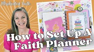 How to Set Up A Faith Planner || Fruitful Life || Illustrated Faith