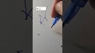 How To Sign The Letter K?? #signature #signfabrication #art #calligraphy #calligraphyart #drawing