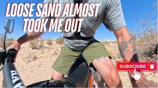 Surviving Loose Sand On A Dirt Bike