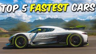 *NEW* Top 5 FASTEST Cars in Forza Horizon 5