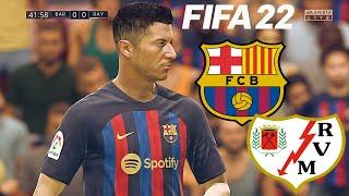 FC BARCELONA vs RAYO VALLECANO | FIFA 22 PS5 LALIGA Realistic Gameplay & Prediction 13 Août 2022