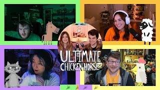 We made 4 streamers compete in Ultimate Chicken Horse