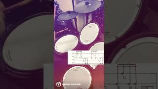 Mix ‘Em Up Volume 2 (Page 19, Pattern 5, Example 3)[Alternating Groove & Fill] #drums #drumsetfill