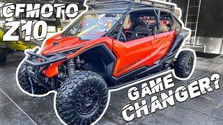 The Evolution Continues... 2025 CFMOTO Z-Force Z10-4 Turbo - Side by Side Walk Around - SXS/UTV