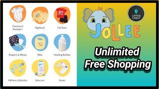 jollee App Free Shopping Dhamaka Loot, Rs.300 Free Shopping" (unlimited loot)