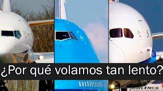 ¿Por qué los aviones se hacen más lentos?