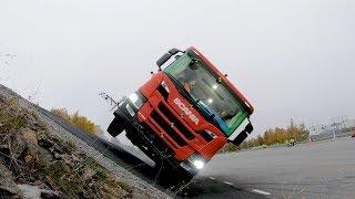 Crash testing the Scania CrewCab