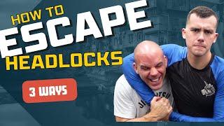 Escape A Headlock In 5 Seconds! #selfdefense #headlock