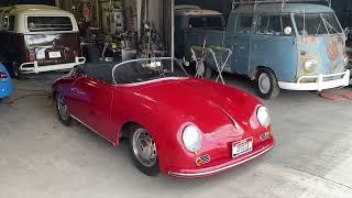 Porsche Speedster Replica in for some repairs today at The Volkswear Garage.