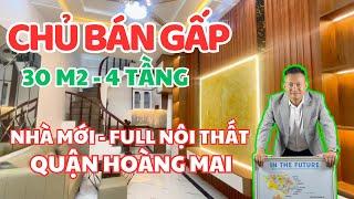 Bán Nhà Phố Thanh Lân Quận Hoàng Mai Hà Nội Mới Tinh Full Nội Thất