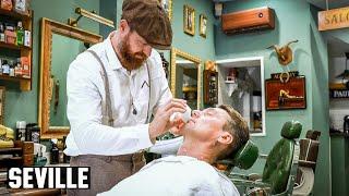 Super Smooth Shave, Threading & Nose Waxing With The Brazilian Barber of Seville!