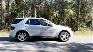 Iridium Silver 2007 Mercedes Benz ML63 AMG 4Matic Driving By 01042024