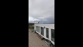 Terlingua Texas Glow House Off-Grid Container Home