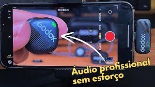 Microfone sem fio para celular GODOX CUBE-S, O melhor custo benefício de 2024!