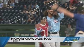 Hickory Crawdads sold by Texas Rangers