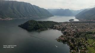  Lake Como - Azzano & Lenno - Lagio di Como, Italy  Drone 4K Footage