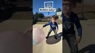Wobble or Wubble baby?  #wobble #bubble #ball #baller #ballislife #dribbling #dribble #espn #nba