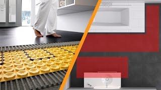 Electrical floor heating for tiles and natural stone: Schlüter®-DITRA-HEAT-E