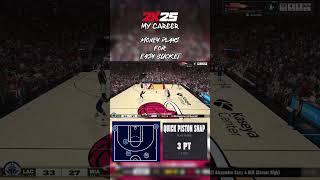 2k25 Playbook #nba2k25 #2k25 #2kcommunity  #mycareermode #nba2k25gameplay #2kmycareer