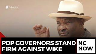 PDP Governors Stand Firm Against Wike, Endorse Fubara as Rivers Leader