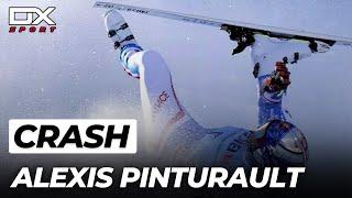 Alpine Ski Alexis Pinturault crash at Wengen | SuperG | 2024 