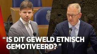 Van Meijeren (FVD) vraagt kabinet geweldsincidenten bij de wortel aan te pakken