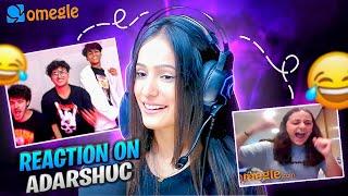 Reacting on @adarshuc Omegle Funny Dancing Video | Adarsh Singh Omegle Video | Dancing on omegle