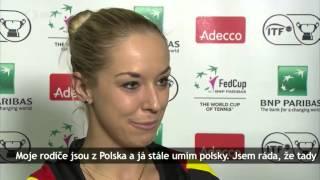 Angelique Kerber and Sabine Lisicki speak polish + Andrea Petković speaks serbian