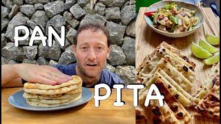 PAN DE PITA GRIEGO sin Horno (6 SABORES DIFERENTES)  - GUILLE RODRIGUEZ