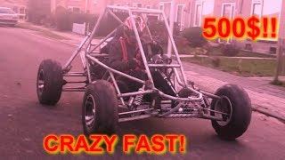 Homemade 600cc KAWASAKI BUGGY/Crosskart build+test