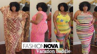 Fashion Nova Curve Vacation Try On Haul | Plus Size | Victoria Lashay