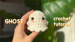 BEGINNER FRIENDLY: Crochet GHOST from PLUSH yarn without sewing