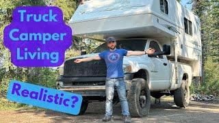 I Have LIVED In A Truck Camper For 10 MONTHS! What Have I Learned?