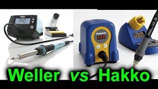 EEVblog #1063 - Weller WE1010 vs Hakko FX888D Soldering Station