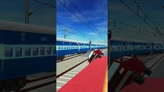 Indian Railways | Train arrival in a junction railway station