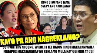 Matapos HINDI PAGSALITAIN| Cong. LEE INIREKLAMO PA ni QUIMBO at CO| Netizens NAWINDANG| "ANG KAPAL!"