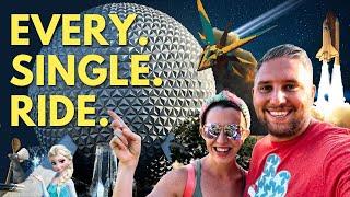 ALL 11 RIDES In One Day At EPCOT | Disney Vlog