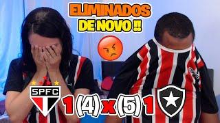 REACT SAO PAULO 1 (4)X(5) 1 BOTAFOGO - ELIMINADOS NOVAMENTE 