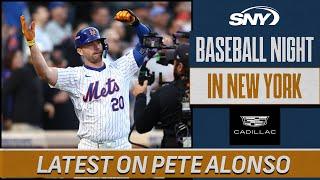 Latest on negotiations between Pete Alonso and the Mets | Baseball Night in NY | SNY