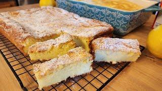 2 Ingredient Lemon Bars - Super Easy Dessert - ONLY 100 CALORIES EACH - The Hillbilly Kitchen